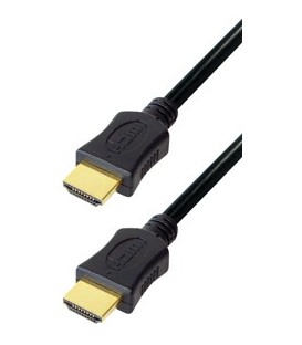 Cable HDMI 1.4 HDMI macho 19PIN - HDMI macho 19 pin, negro, contactos dorados, 1M E-C210-1