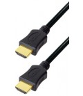 Cable HDMI 1.4 HDMI macho 19PIN - HDMI macho 19 pin, negro, contactos dorados, 1M E-C210-1