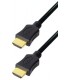 Cable HDMI 1.4 HDMI macho 19PIN - HDMI macho 19 pin, negro, contactos dorados, 1M E-C210-1