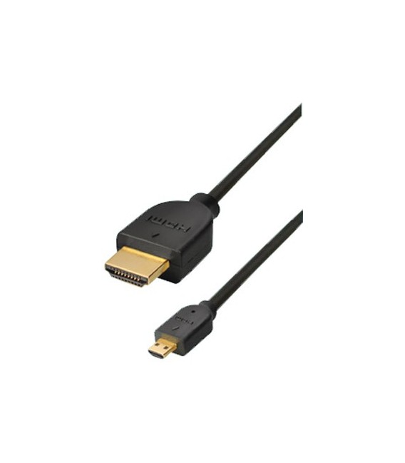 Cable HDMI alta velocidad HDMI macho tipo a - MicroHDMI macho tipo d, 2 metros
