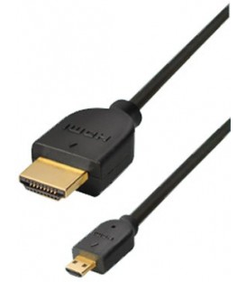 Cable HDMI alta velocidad HDMI macho tipo a - MicroHDMI macho tipo d, 2 metros