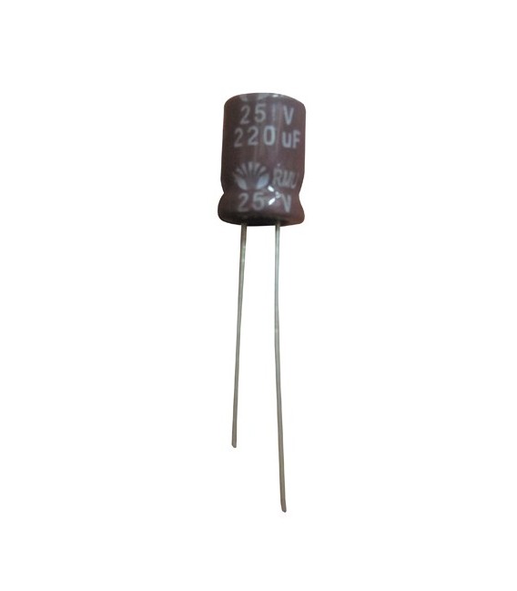 Condensador electrolitico 220MF / 25V CERL-220MF-25V