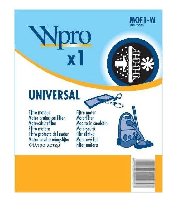 Filtro motor aspiradora universal MOF1-W 481981729201