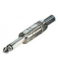 KIT 10 CONECTORES JACK 6,3mm MACHO MONO  E-SK2M