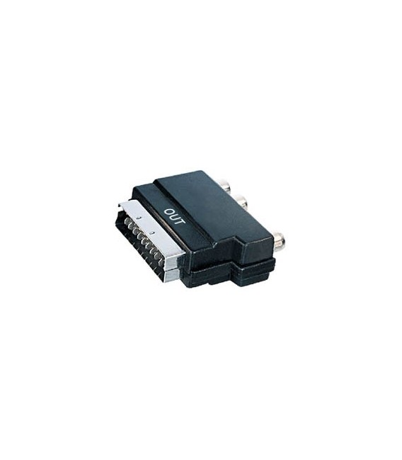 Adaptador euroconector a 3xRCA (out) V49O