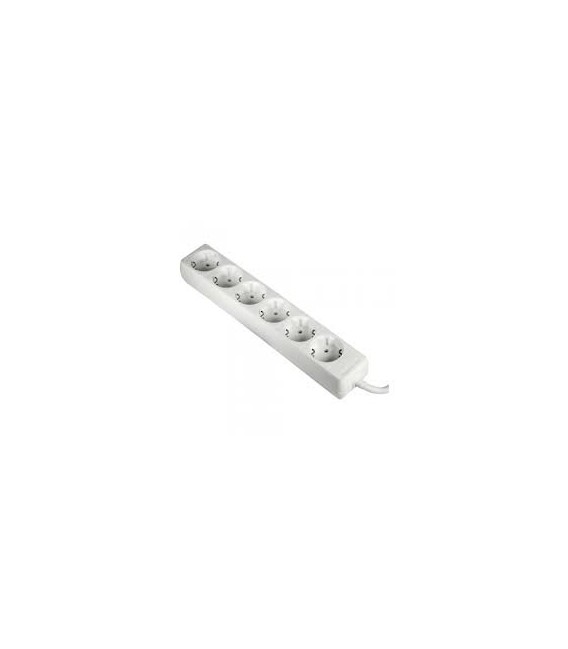 REGLETA DE 6 ENCHUFES SCHUKO 1,5M REGLETA-6B