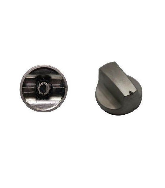 Mando cocina encimera Teka negro con eje corto 73TK0055