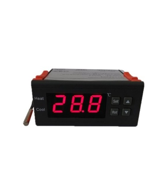 CONTROLADOR TEMPERATURA DIGITAL -40º A 120º CON SONDA 19TC1007