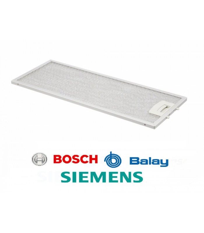 Filtro Campana Balay Bosch Metalico 310x250x10mm 353110