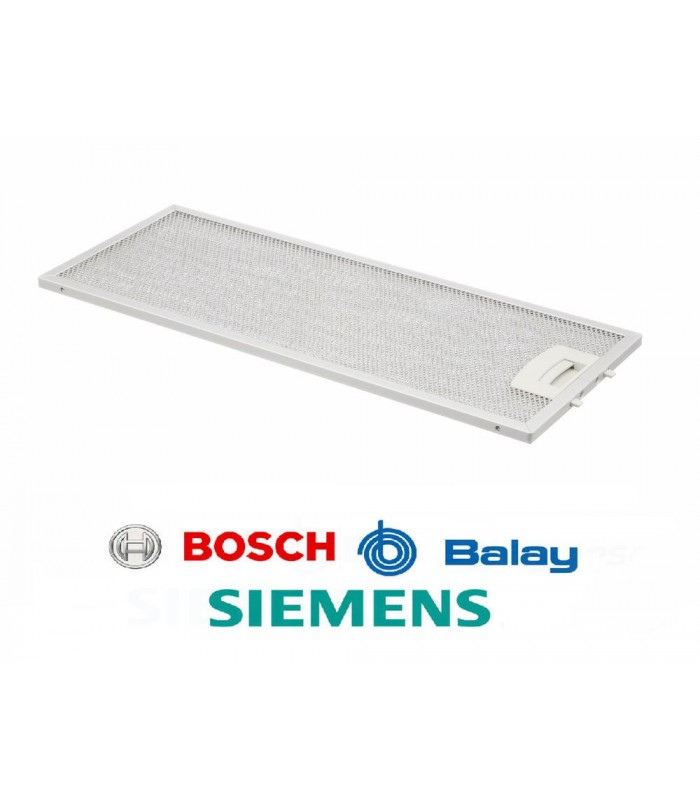 FILTRO CAMPANA EXTRACTORA BALAY, BOSCH (445mm x 175mm) 00352813 - RECAMPRO