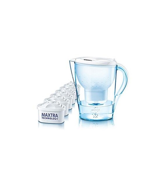 Jarra filtrante brita marella + 5 filtros Maxtra BRI155