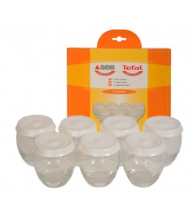 KIT 7 VASOS YOGURTERA TEFAL, MOULINEX XF950001