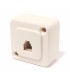 KIT 10 UD. BASE TELEFONICA FRONTAL AXIL 4 CONEXIONES TL0036E