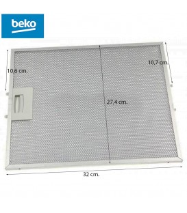 Filtro metálico campana Teka dve90-cristal 81483061