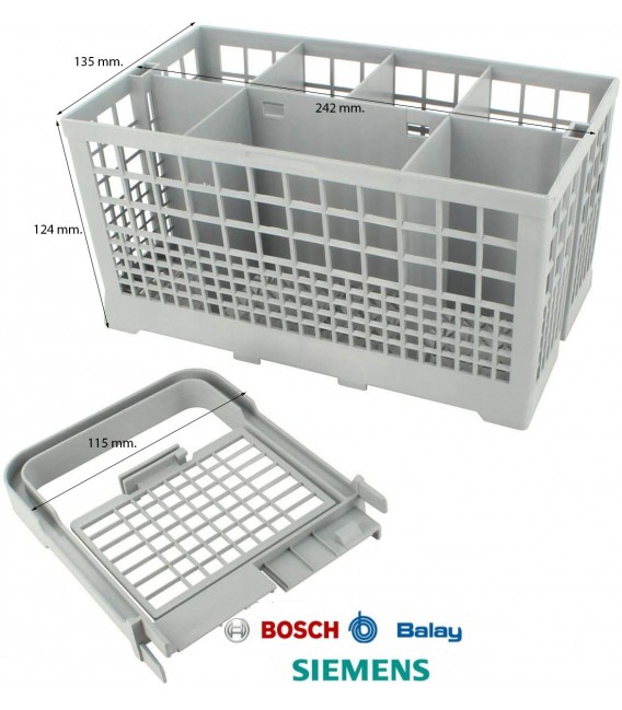CESTO PARA CUBIERTOS LAVAVAJILLAS BOSCH, SIEMENS 6VE942A07  087401
