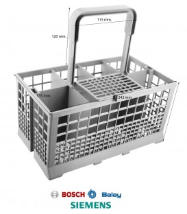 CESTO PARA CUBIERTOS LAVAVAJILLAS BOSCH, SIEMENS 6VE942A07  00087401