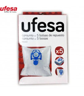 BOLSAS ASPIRADOR UFESA 00579169. CONTENIDO 5 BOLSAS