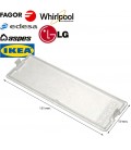 TAPA DE LUZ CAMPANA EXTRACTORA FAGOR, EDESA, WHIRLPOOL KE0001537
