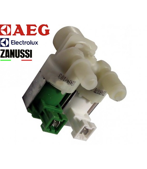 ELECTROVALVULA PARA LAVADORA ZANUSSI, ELECTROLUX 2 VIAS, 180º  3792260725