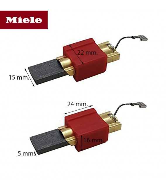 KIT ESCOBILLAS PARA LAVADORA MIELE 5x15x30mm (2 UNIDADES) 04297414