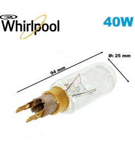 LAMPARA FRIGORIFICO WHIRLPOOL 40W 481213418033