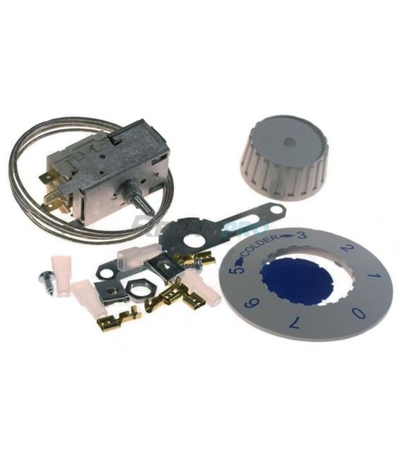 TERMOSTATO FRIGORIFICO ORIGINAL RANCO VT9 PARA COMBI, CAPILAR 1200mm 481981729187