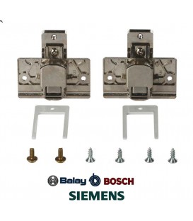 KIT BISAGRAS LAVADORA PANELABLE BALAY, BOSCH, SIEMENS 00031845