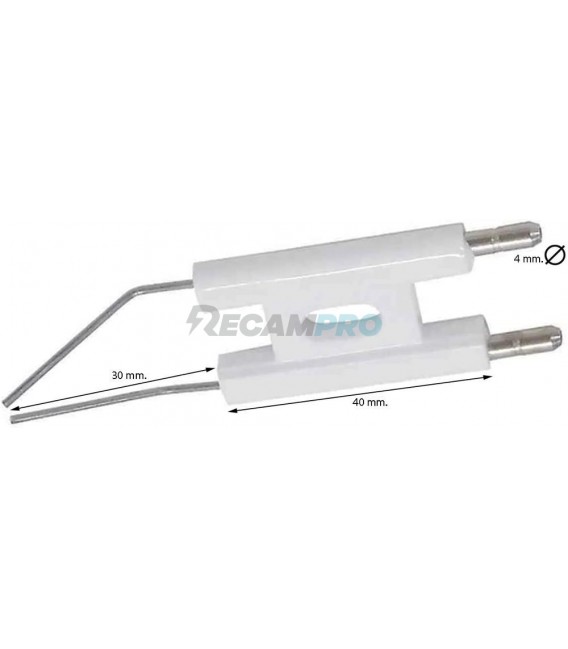 ELECTRODO QUEMADOR GASOLEO BIFILARE, BALTUR 0016010064