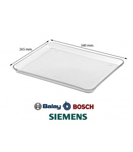 PLATO RECTANGULAR MICROONDAS BOSCH 00672497