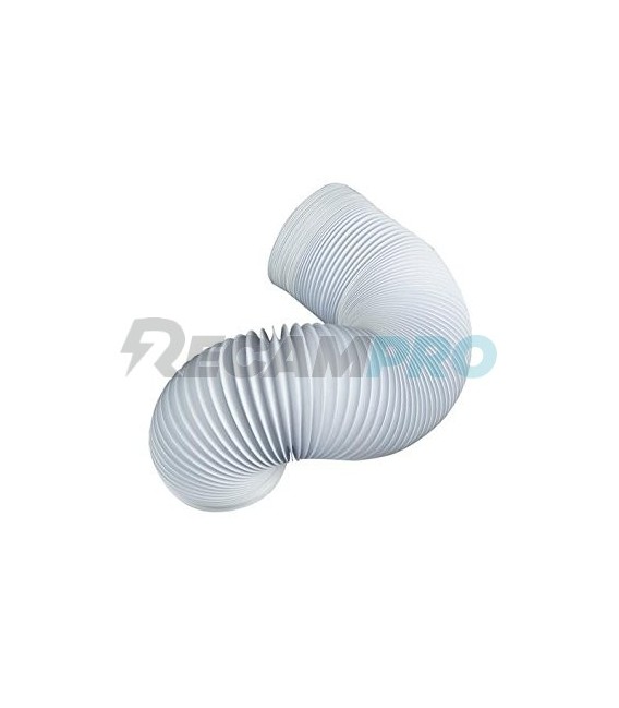 TUBO SALIDA VAPORES FLEXIBLE PARA SECADORA, LONGITUD 15MT, DIÁMETRO 102MM.