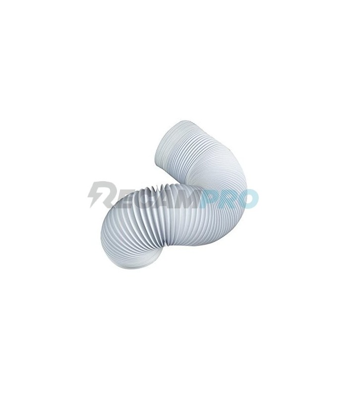 Tubo salida vapores para secadora universal, long itud 2, 5m, diametro  102mm. Whirlpool A WZ125, 48125 3028836. M.15 secadora