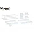 JUEGO DE GUIAS PARA FIJACIÓN DE PUERTA FRIGORÍFICO WHIRLPOOL C00312150