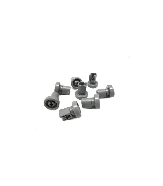 KIT RODILLOS DE 8 UNIDADES, GRIS OSCURO CESTO SUPERIOR PARA LAVAVAJILLAS 50286967000