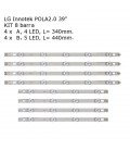 KIT TIRAS DE LED PANTALLA DE 39 PULGADAS (4A+4B) AGF78400401