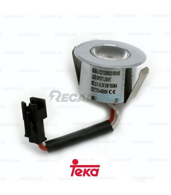 LAMPARA CAMPANA EXTRACTORA TEKA LED 3,3V 3W, Ø 3CM DH985 DH785 81483104