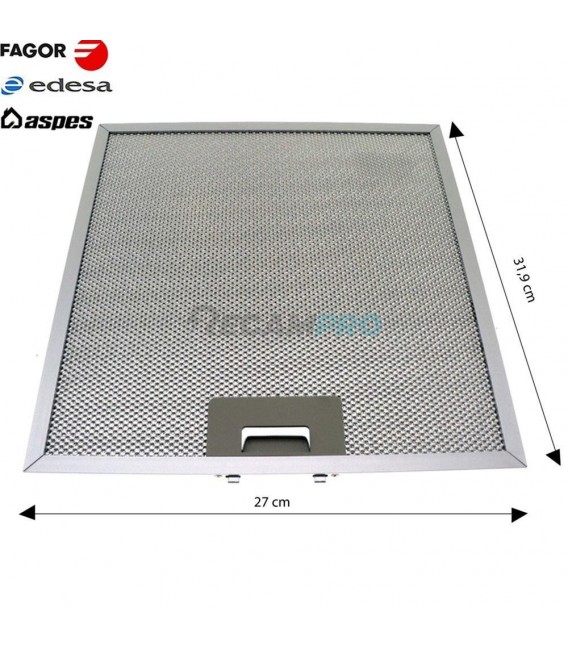 FILTRO METÁLICO PARA CAMPANA ASPES  YY70X1251