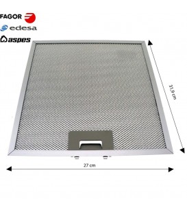 FILTRO METÁLICO PARA CAMPANA ASPES  YY70X1251