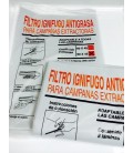 FILTRO CAMPANA EXTRACTORA UNIVERSAL PAPEL 90X45 CM,CONTIENE 6 UDS. 41CU0011