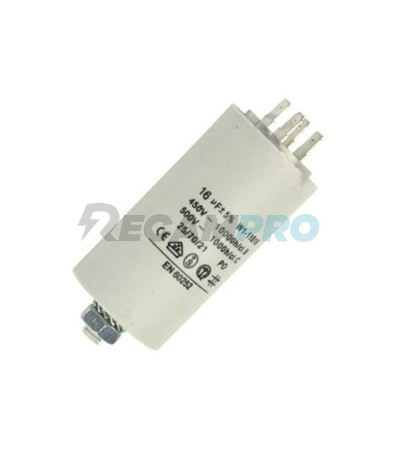 Condensador permanente 16 MF / 450V 481281728367