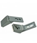 KIT DE 2 BISAGRAS PARA TIRADOR PUERTA FRIGORIFICO LIEBHERR INOX 959017800 959012400