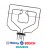 RESISTENCIA SUPERIOR HORNO BALAY, BOSCH 2300W 00472510