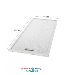 FILTRO METALICO CAMPANA CATA F2090 - 480mm X 390mm