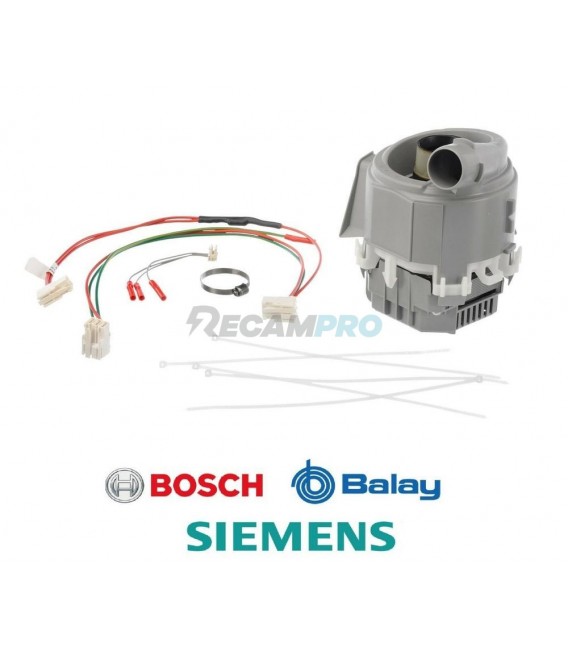BOMBA LAVAVAJILLAS ORIGINAL BALAY, BOSCH, SIEMENS CON RESISTENCIA INCORPORADA 00654575