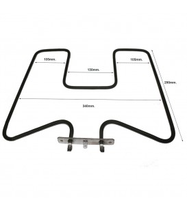 RESISTENCIA INFERIOR HORNO CATA, CANDY 1300W 25100140