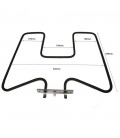 RESISTENCIA INFERIOR HORNO CATA, CANDY 1300W 25100140