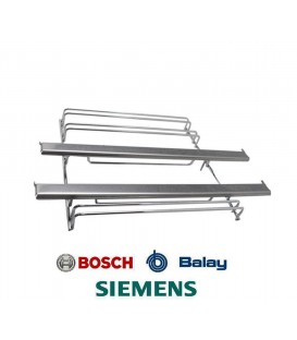 SOPORTE IZQUIERDO HORNO BOSCH, SIEMENS, GRADA TELESCÓPICA HBA73S451E 00680181