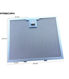 FILTRO CAMPANA EXTRACTORA FRECAN, E207L 249 X 209MM YT142117007