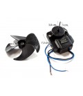 MOTOR VENTILADOR Y PALAS PARA FRIGORIFICO NO FROST, 481936170011