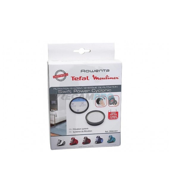 KIT FILTROS (2) + JUNTA (1) PARA ASPIRADOR ROWENTA ZR904301