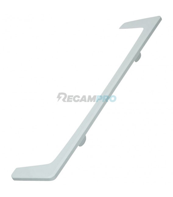 PERFIL TAPA CUBETA ESTANTE FRIGORIFICO ARISTON, INDESIT C00114618